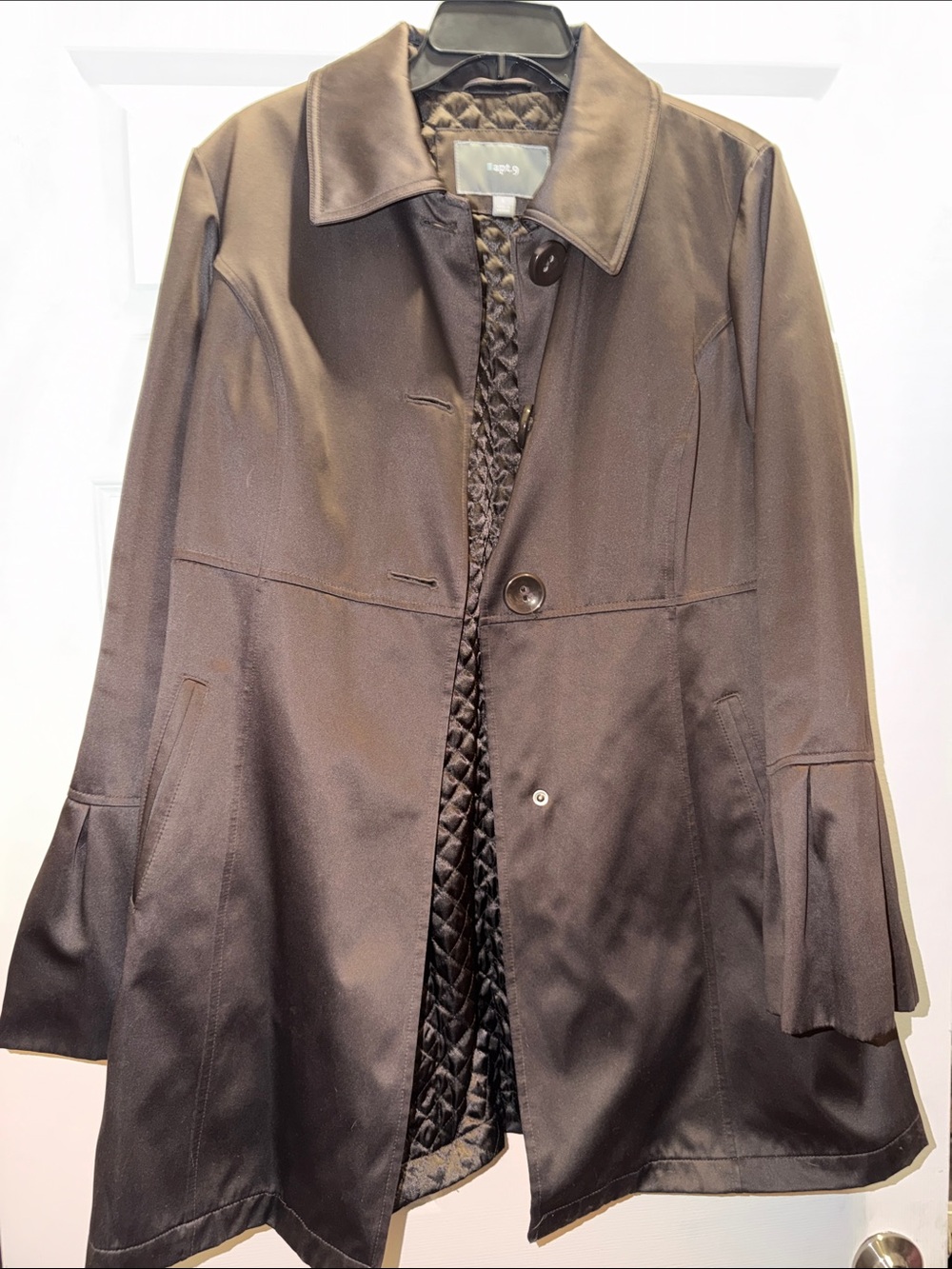 APT 9 chocolate brown coat